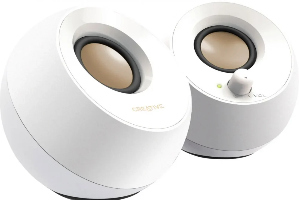 Creative Labs Speakers Creative Pebble USB бял