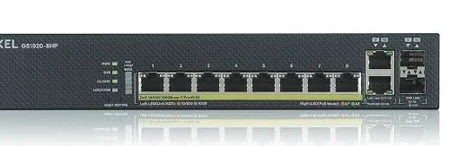 Zyxel Switch GS1920-8HPv2 10Port Gb 2xGb 130W PoE