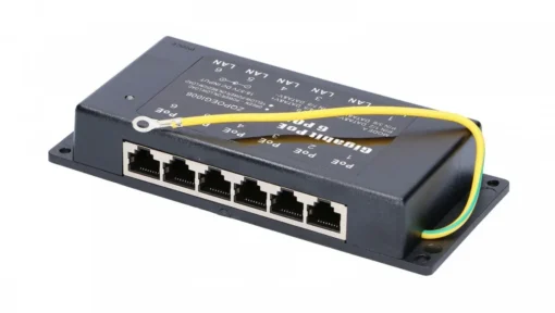 Extralink PoE injector 6 ports Gigabit - Image 3