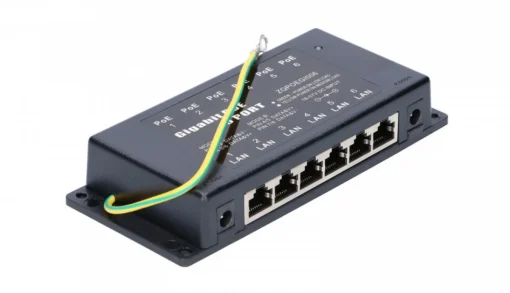 Extralink PoE injector 6 ports Gigabit - Image 4