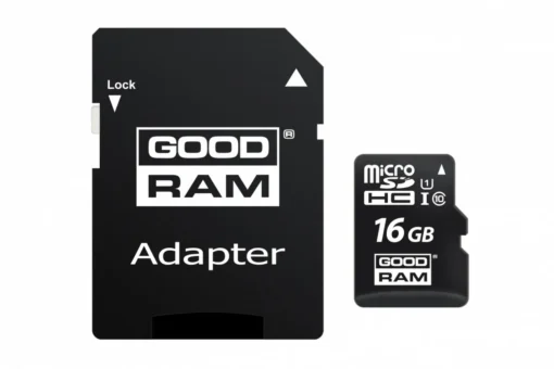 GOODRAM Card microSDHC 16GB CL10 + adapter - Image 2