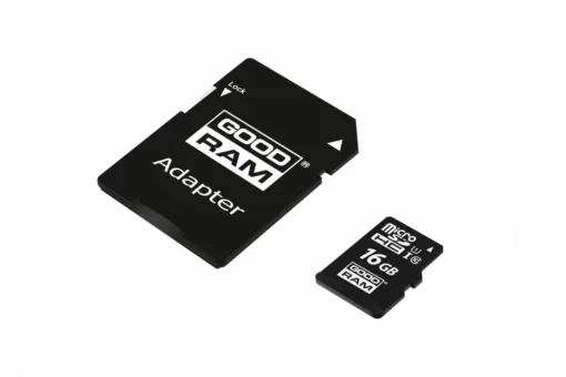 GOODRAM Card microSDHC 16GB CL10 + adapter - Image 3