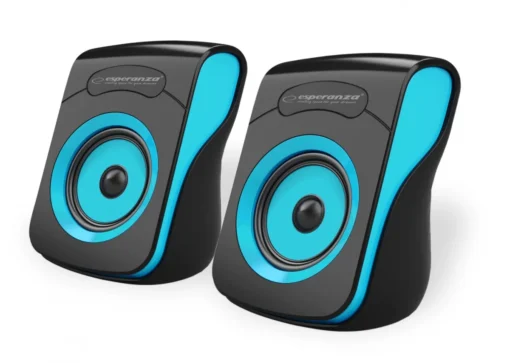 Esperanza Speakers FLAMENCO 2.0 USB black-blue