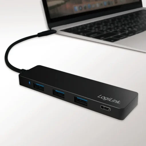 LogiLink Ultra-slim USB-C 3.1, 4-port hub - Image 3