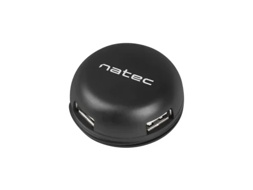 Natec Hub USB 4 port Bumblebee USB 2.0 black - Image 2