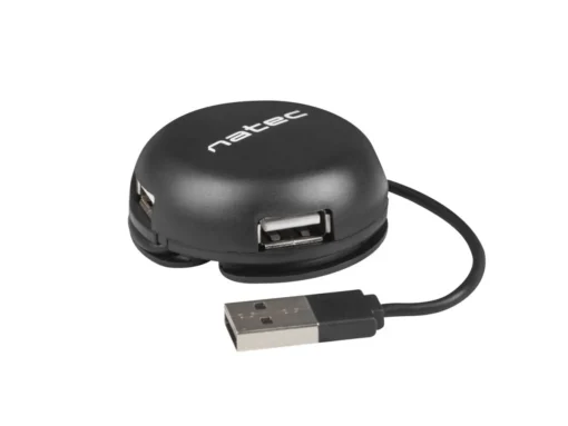 Natec Hub USB 4 port Bumblebee USB 2.0 black - Image 5