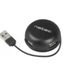 Natec Hub USB 4 port Bumblebee USB 2.0 black