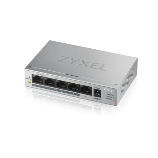 Zyxel Switch GS1005-HP 5 Port Gigabit PoE + unmanaged desktop 60W - Image 3