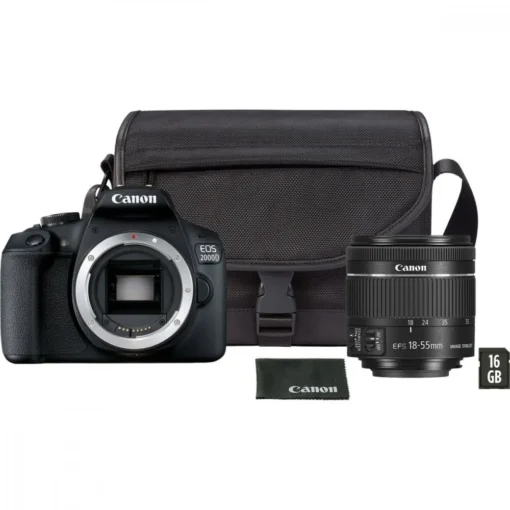 Canon EOS 2000D BK 18-55 IS EU26 VUK 2728C013