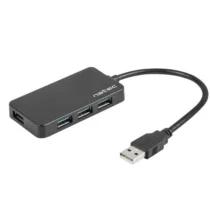 Natec Hub USB3.0 4-Port Moth black