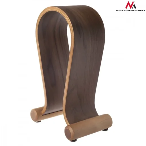 Maclean слушалки Stand Wooden Nut Color MC-815W - Image 2