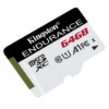 Kingston microSD card 64GB Endurance 95/30MB/s C10 A1 UHS-I