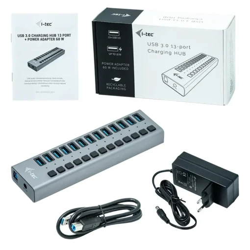 i-tec USB 3.0 Charging HUB 13 port 60W - Image 2