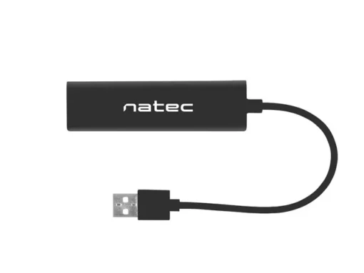 Natec USB Hub 3-ports + RJ45 Dragonfly - Image 4