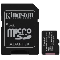 Kingston памет card microSD 128GB Canvas Select Plus 100MB/s