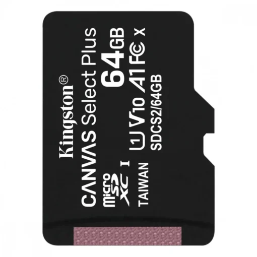 Kingston памет card microSD 64GB Canvas Select Plus 100MB/s - Image 2