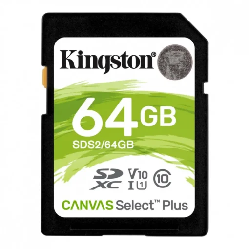 Kingston SD card 64GB Canvas Select Plus R100MB/s