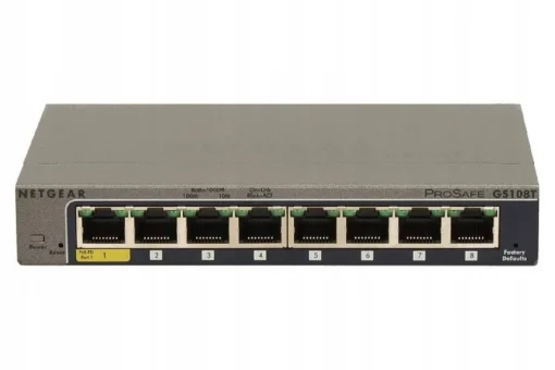 Netgear Switch Smart GS108T 8x1Gb