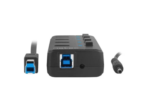 Natec USB Hub 4 Mantis 2 USB 3.0 ports with switch + захранващ блок - Image 3