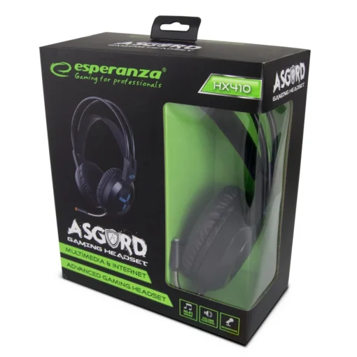 Esperanza Stereo gaming слушалки with microphone asgard