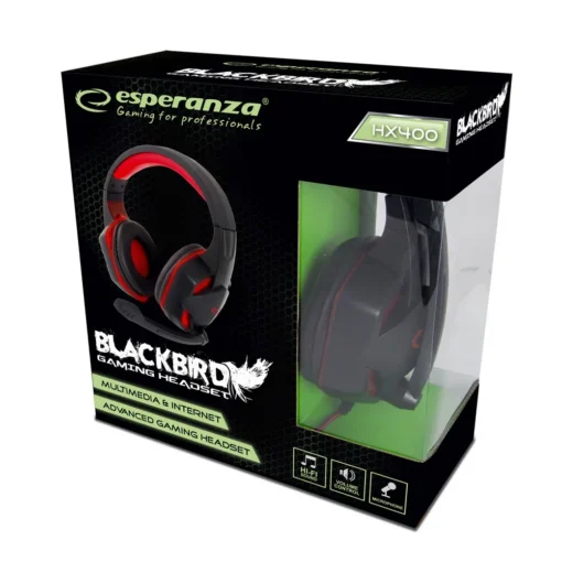 Esperanza GAMING слушалки WITH MICROPHONE BLACKBIRD - Image 3