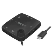 LogiLink Micro-USB OTG multifunct ion hub and card reader