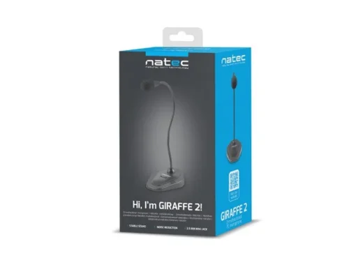 Natec Microphone Giraffe 2 black - Image 3