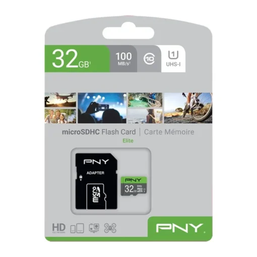 PNY MicroSDHC Elite 32GB P-SDU32GU185GW-GE