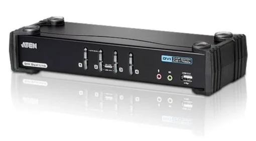 ATEN 4-Port USB DVI Dual lin k/Audio KVMP CS1784A - Image 3