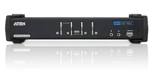 ATEN 4-Port USB DVI Dual lin k/Audio KVMP CS1784A