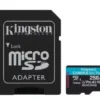 Kingston памет card microSD 256GB Canvas Go Plus 170/90MB/s Adapter