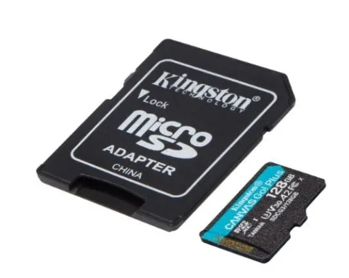 Kingston памет card microSD 128GB Canvas Go Plus 170/90MB/s Adapter - Image 2