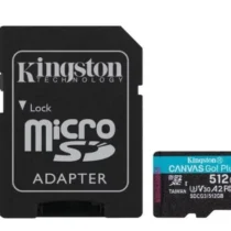 Kingston памет card microSD 512GB Canvas Go Plus 170/90MB/s Adapter