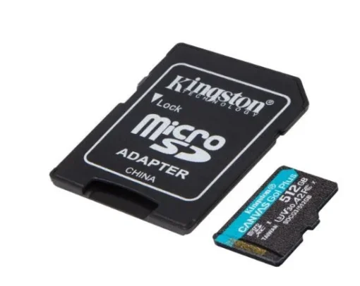 Kingston памет card microSD 512GB Canvas Go Plus 170/90MB/s Adapter - Image 2