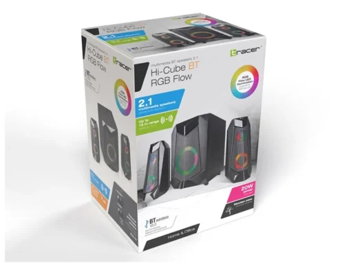 Tracer Speaker 2.1 Hi- Cube RGB Bluetooth - Image 4