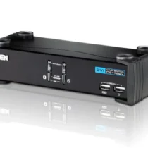 ATEN 2port DVI KVMP USB hub audio 1.2m