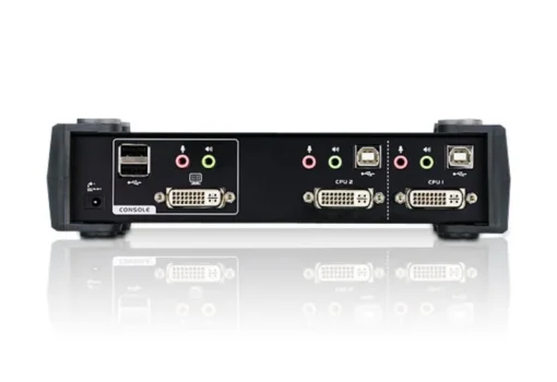 ATEN 2port DVI KVMP USB hub, audio, 1.2m - Image 2