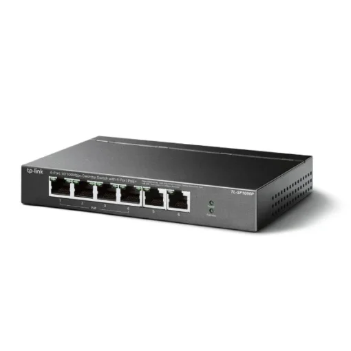 TP-LINK TP-Link SF1006P switch 6xFE (4xPoE+) - Image 2