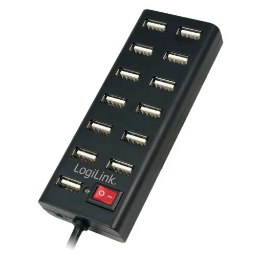 LogiLink USB2.0 hub 13-port with ON/OFF switch