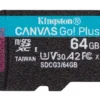 Kingston памет card microSD 64GB Canvas Go Plus 170/70MB/s