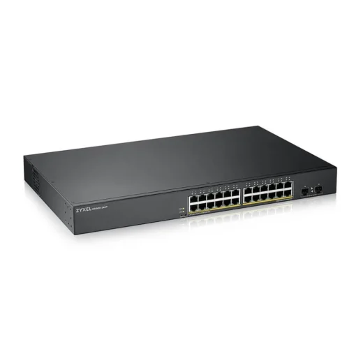 Zyxel GS1900 24HPV2-EU0101F 24xGbE L2 PoE Smart 170W Rackmount Switch - Image 2