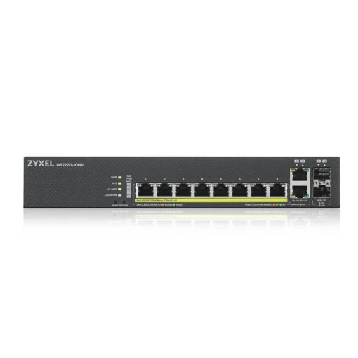 Zyxel GS220-10HP 8xGbE L2 PoE Switch 1Y NCC Pro Pack - Image 2