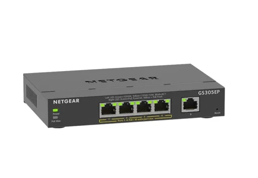 Netgear GS305EP switch unmanaged 5xGE (4xPoE+) - Image 2