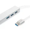 Digitus Hub USB 3.0 3-ports Gigabit LAN adaptor