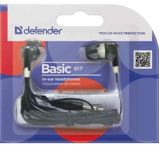 Defender Wired earphones BASIC 617 black - Image 2