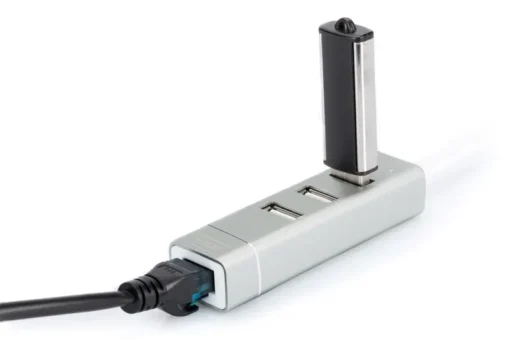 Digitus Hub 3-port USB3.0 Type C захранващ блок aluminum - Image 4