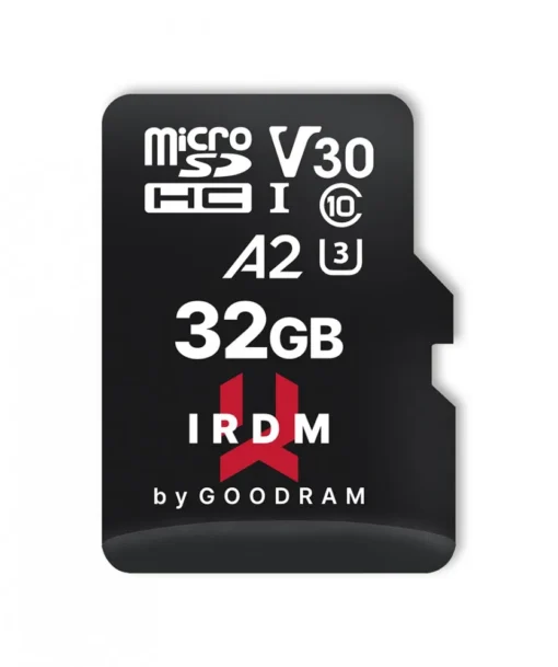 GOODRAM памет card microSD IRDM 32GB UHS-I U3 A2 + adapter - Image 2