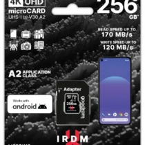 GOODRAM памет card microSD IRDM 256GB UHS-I U3 A2 + adapter