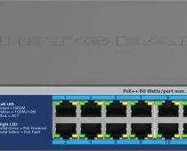 Netgear Przełącznik GS524UP Switch Unmanaged 8xGE PoE+ 16xGE PoE++