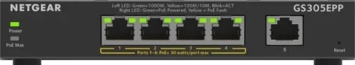 Netgear Netgear GS305EPP switch unmamaged 5GE (4xPoE+) - Image 2